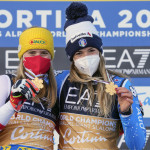 Marta Bassino, medaglia oro. Cortina d'Ampezzo