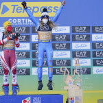Marta Bassino, medaglia oro. Cortina d'Ampezzo
