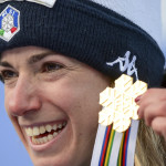 Marta Bassino, medaglia oro. Cortina d'Ampezzo