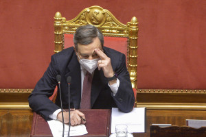 Senato - Voto di fiducia su governo Draghi