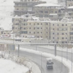 Libano, neve nella Valle della Bekaa
