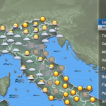 Il tempo previsto per sabato 20 febbraio