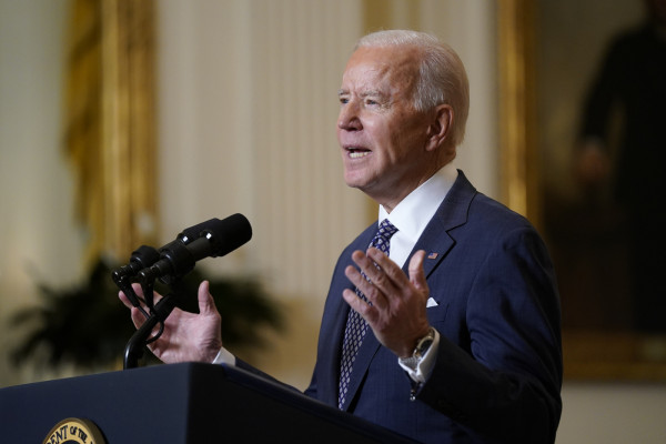 Usa, il presidente Joe Biden durante un evento virtuale con la Conferenza sulla sicurezza di Monaco