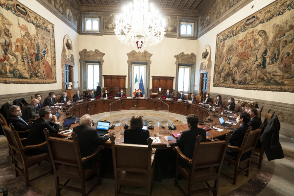 Consiglio dei Ministri a Palazzo Chigi