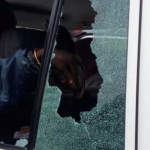 Foto auto distrutta in Congo