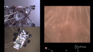 Primo video dell'atterraggio del rover Perseverance su Marte