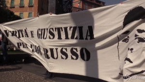 Ugo Russo foto striscione