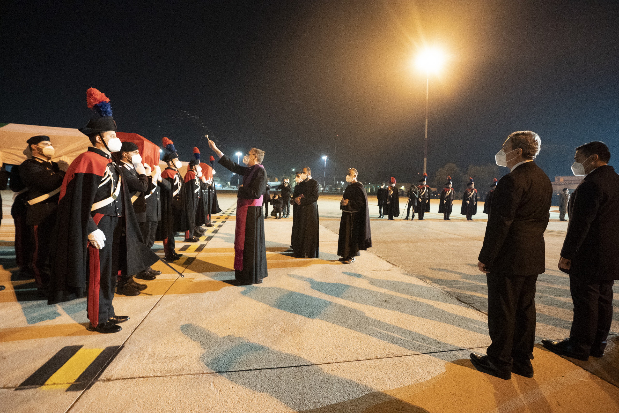Le salme di Attanasio e Iacovacci a Ciampino | FOTOGALLERY