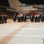 Congo, l'arrivo delle salme di Attanasio e Iacovacci a Ciampino accolte dai Carabinieri in Alta Uniforme