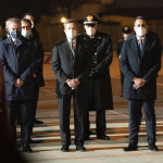 Congo, l'arrivo delle salme di Attanasio e Iacovacci a Ciampino. Ad accoglierle Draghi, Di Maio e Guerini