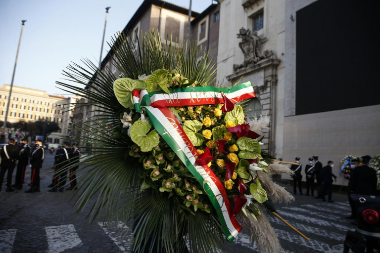 Attacco Congo: Funerali di stato per Attanasio e Iacovacci - Mario Draghi arriva in basilica