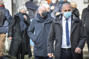 Milano, funerale di Mauro Bellugi presso la Basilica di San Ambrogio