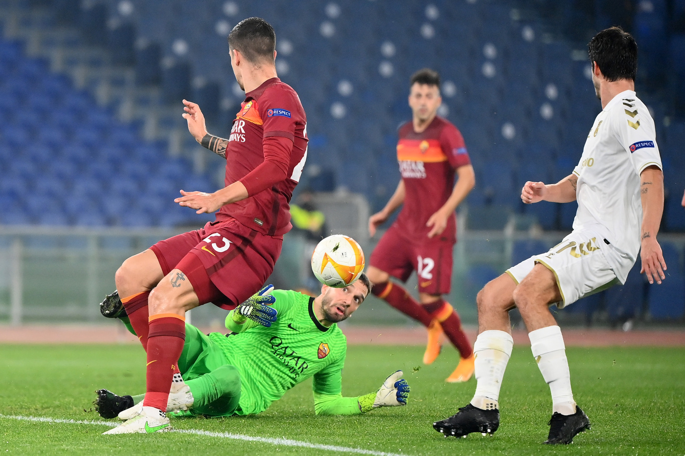 Calcio, Europa League: Roma batte 3-1 Braga e vola agli ottavi Calcio, Europa League: Roma batte 3-1 Braga e vola agli ottavi