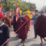 Myanmar, anche monaci e monache buddiste contro il colpo di stato