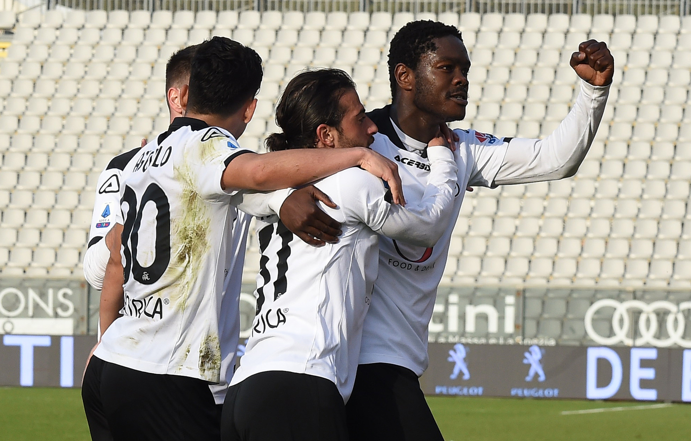 Serie A, Spezia rimonta da 0-2 a 2-2: doppietta Gyasi, rimpianto Parma Serie A, Spezia rimonta da 0-2 a 2-2: doppietta Gyasi, rimpianto Parma