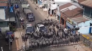 Repressione contro i manifestanti