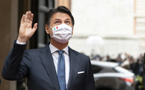 Giuseppe Conte lascia palazzo Chigi