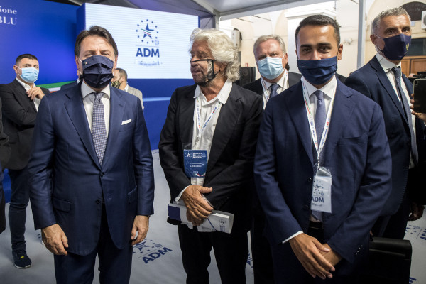 Giuseppe Conte, Beppe Grillo, Luigi Di Maio