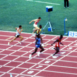 Il centometrista Ben Johnson