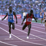 Il centometrista Ben Johnson