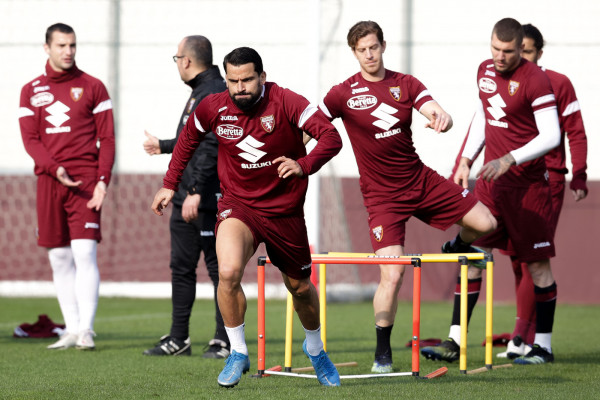 Torino FC, sessione di allenamento allo stadio Filadelfia