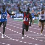 Il centometrista Ben Johnson