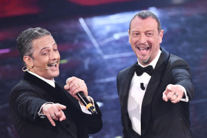Fiorello e Amadeus, prima serata Sanremo 2021