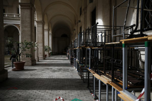 La protesta autogestita al liceo Visconti