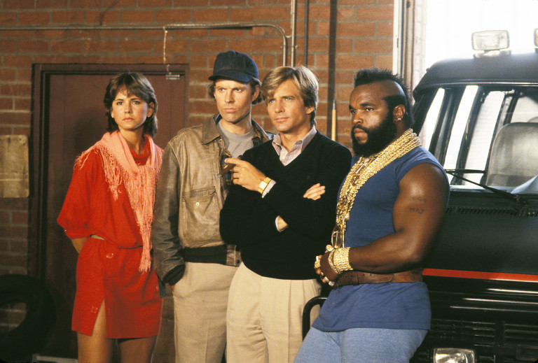 A-Team: Melinda Culea, Dwight Schultz, Dirk Benedict, Mr. T