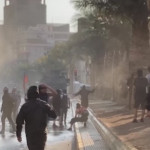 Cile, a Santiago manifestazione contro la violenza della polizia