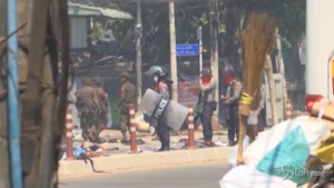 Barricate a Yangon