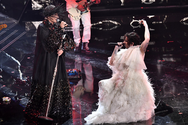 Sanremo 2021: Achille Lauro, Fiorello