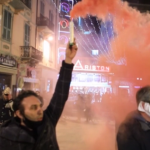 Sanremo, manifestazione dei commercianti davanti all’Ariston
