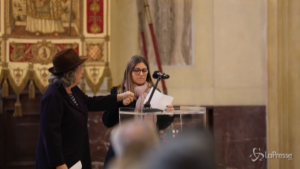 Funerali Tognoli, la figlia Anna