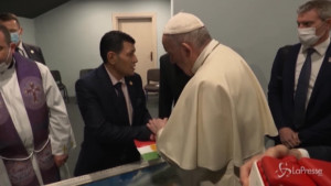 il Papa incontra il padre di Alan Kurdi