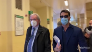 Fabrizio Corona in Tribunale a Milano