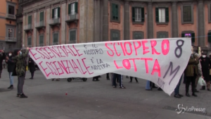 8 Marzo di lotta a Napoli, militanti