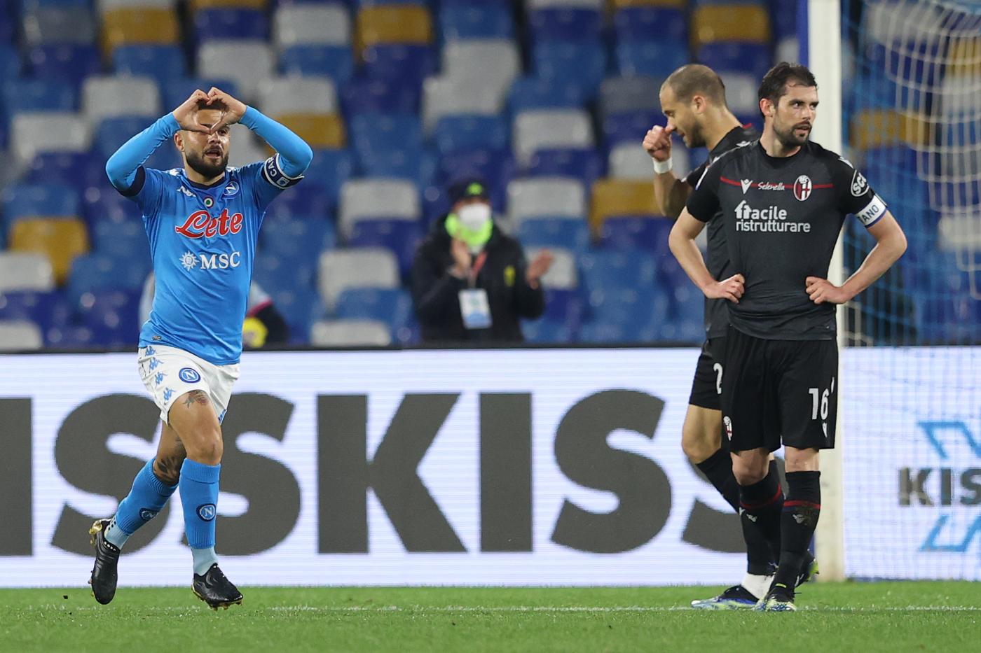 Serie A, il Napoli cala il tris al Bologna Serie A, il Napoli cala il tris al Bologna