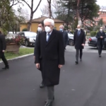 L’arrivo di Mattarella allo Spallanzani per la vaccinazione