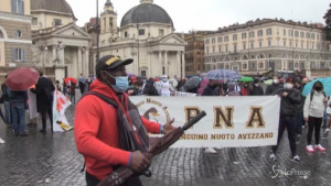 Protesta delle associazioni sportive a Roma