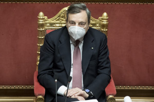 Senato - Voto di fiducia su governo Draghi