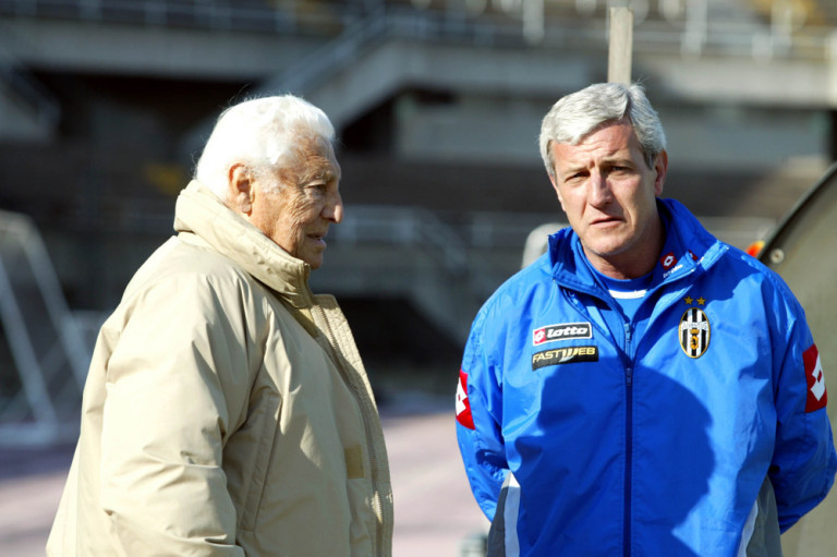 GIANNI AGNELLI CON MARCELLO LIPPI