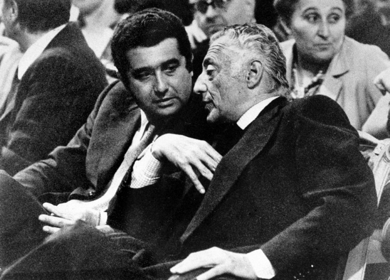 DE BENEDETTI CON GIANNI AGNELLI