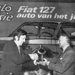 GIANNI AGNELLI RICEVE IL PREMIO. NEG