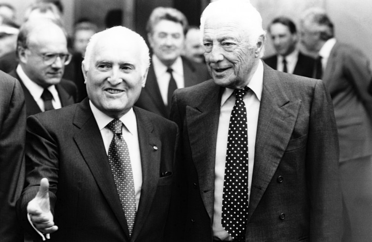 Agnelli Gianni e Scalfaro