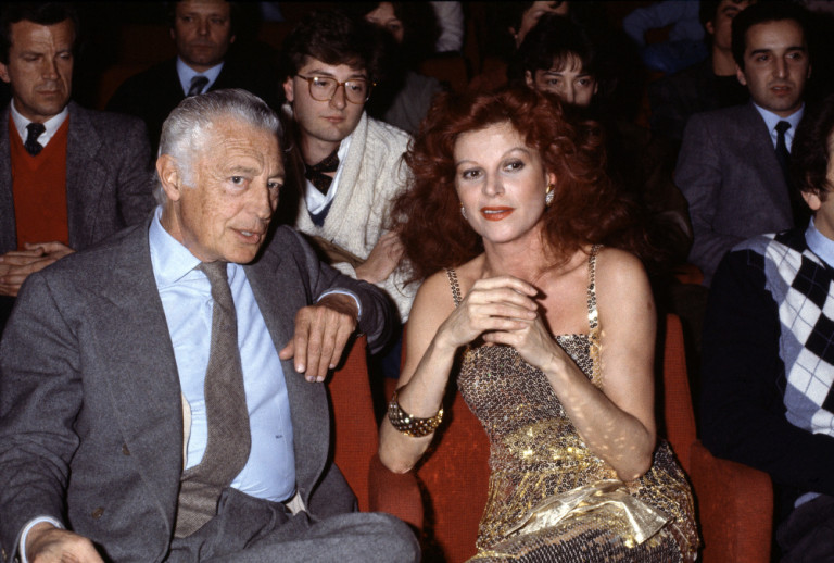 Giovanni Agnelli e la cantante e attrice Milva