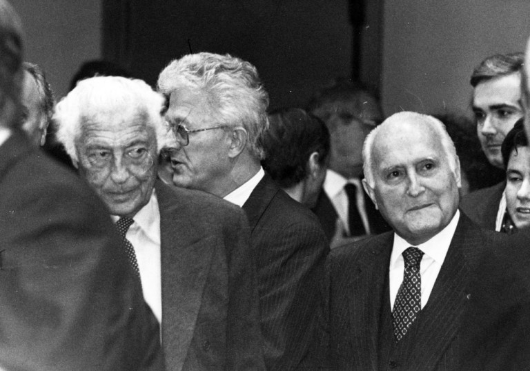 Gianni Agnelli e Oscar Luigi Scalfaro