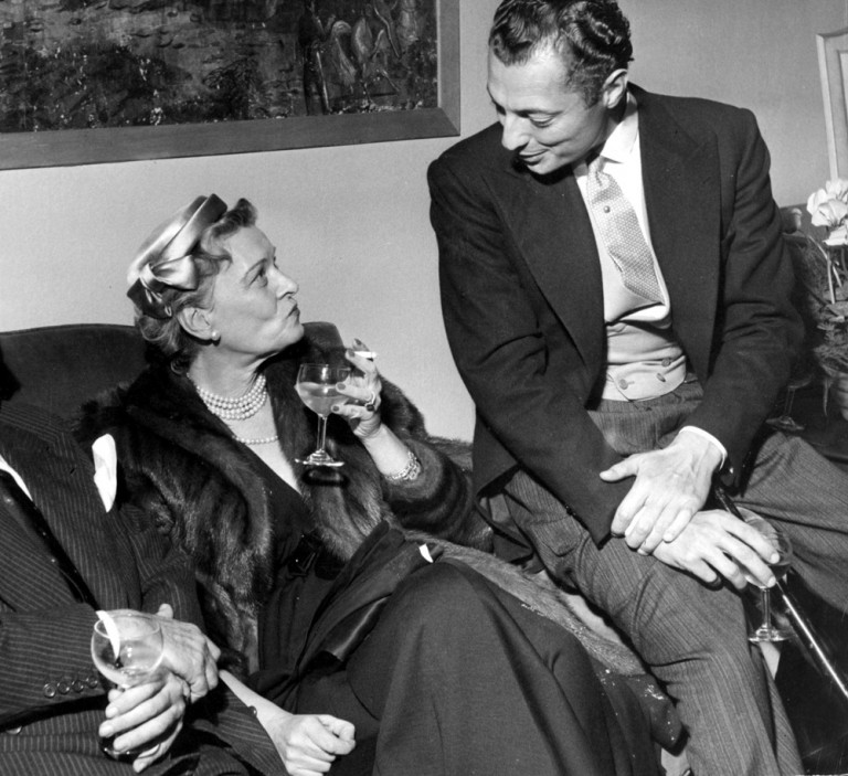 GIOVANNI GIANNI AGNELLI CON LA SIGNORA MARGARET CLARKE