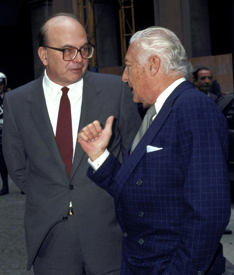 BETTINO CRAXI E GIANNI AGNELLI