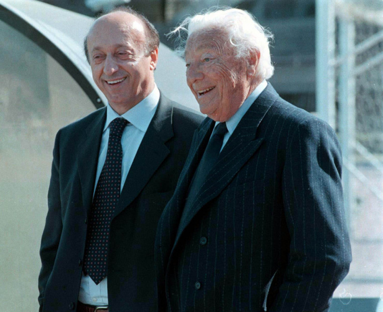 GIANNI AGNELLI E LUCIANO MOGGI